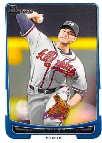 Brandon Beachy #27 Baseball Cards 2012 Bowman