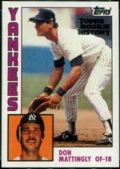Don Mattingly #8 Baseball Cards 2018 Topps Archives Rookie History