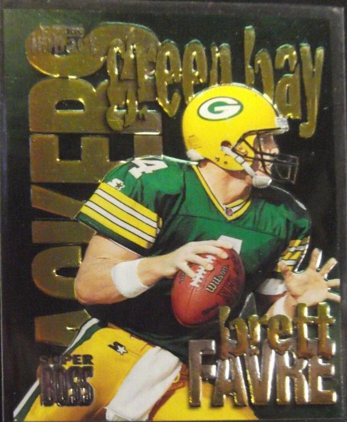 Brett Favre #10 Football Cards 1997 Skybox Impact Super Boss