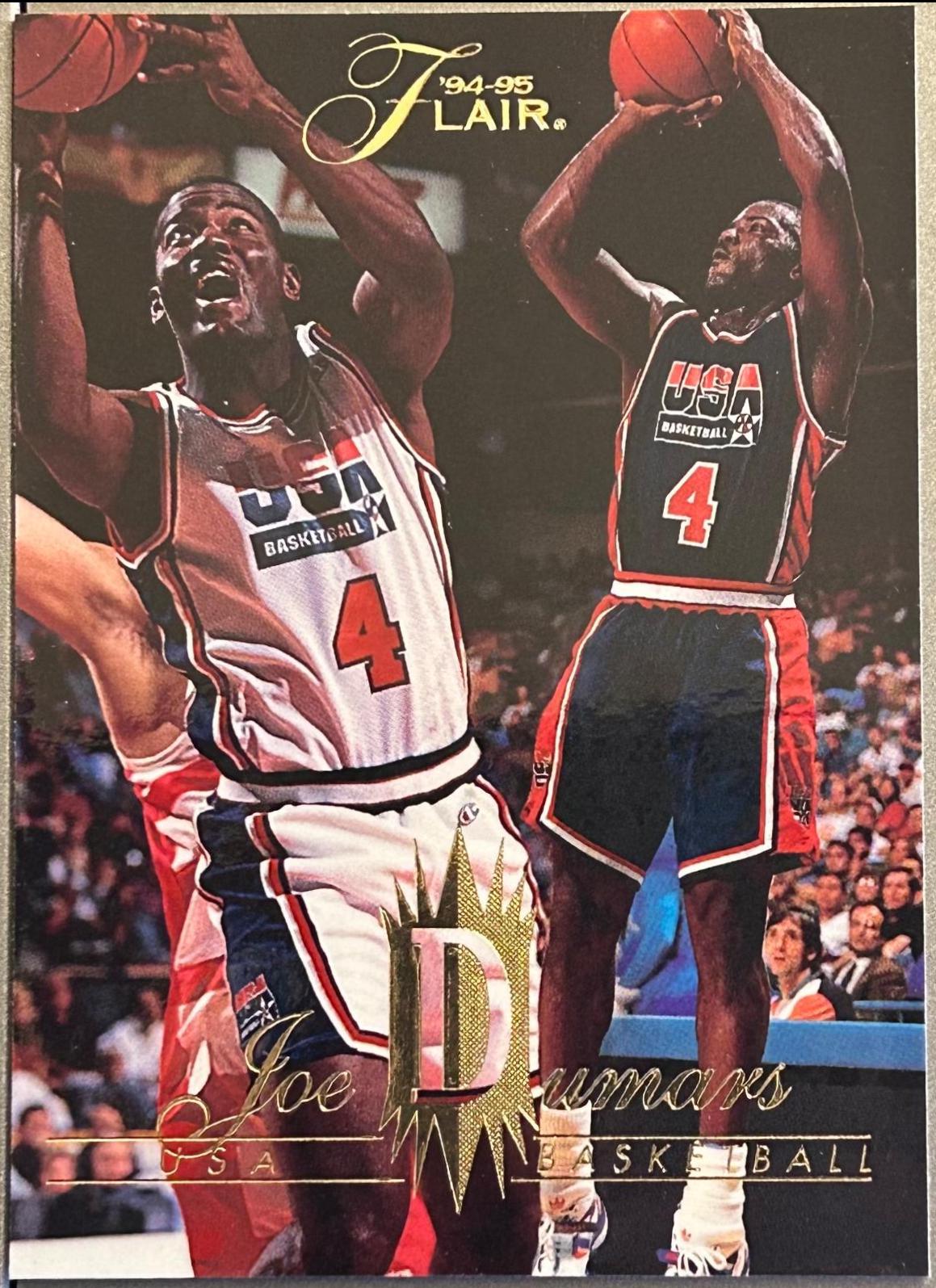 Joe Dumars #160 Basketball Cards 1994 Flair
