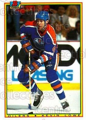 Kevin Lowe #198 1990 Bowman Tiffany Hockey