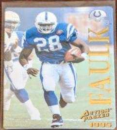 Marshall Faulk #16 Football Cards 1995 Action Packed