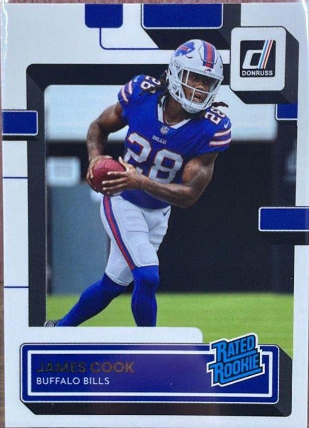 James Cook #315 Football Cards 2022 Panini Donruss