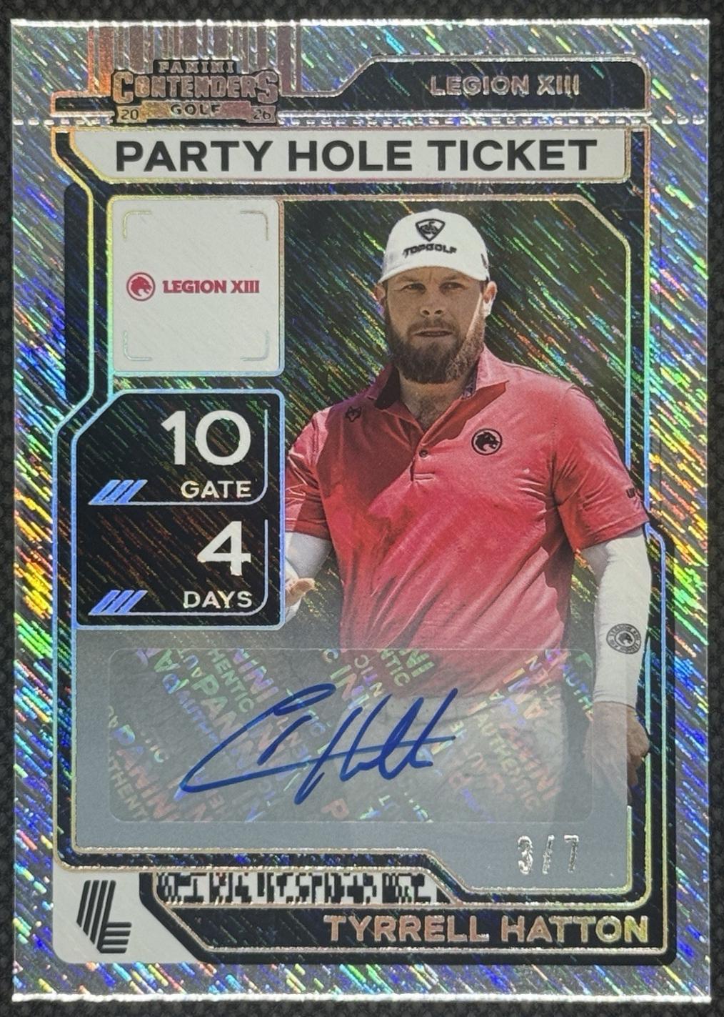 Tyrrell Hatton #25 2026 Panini Contenders LIV Golf