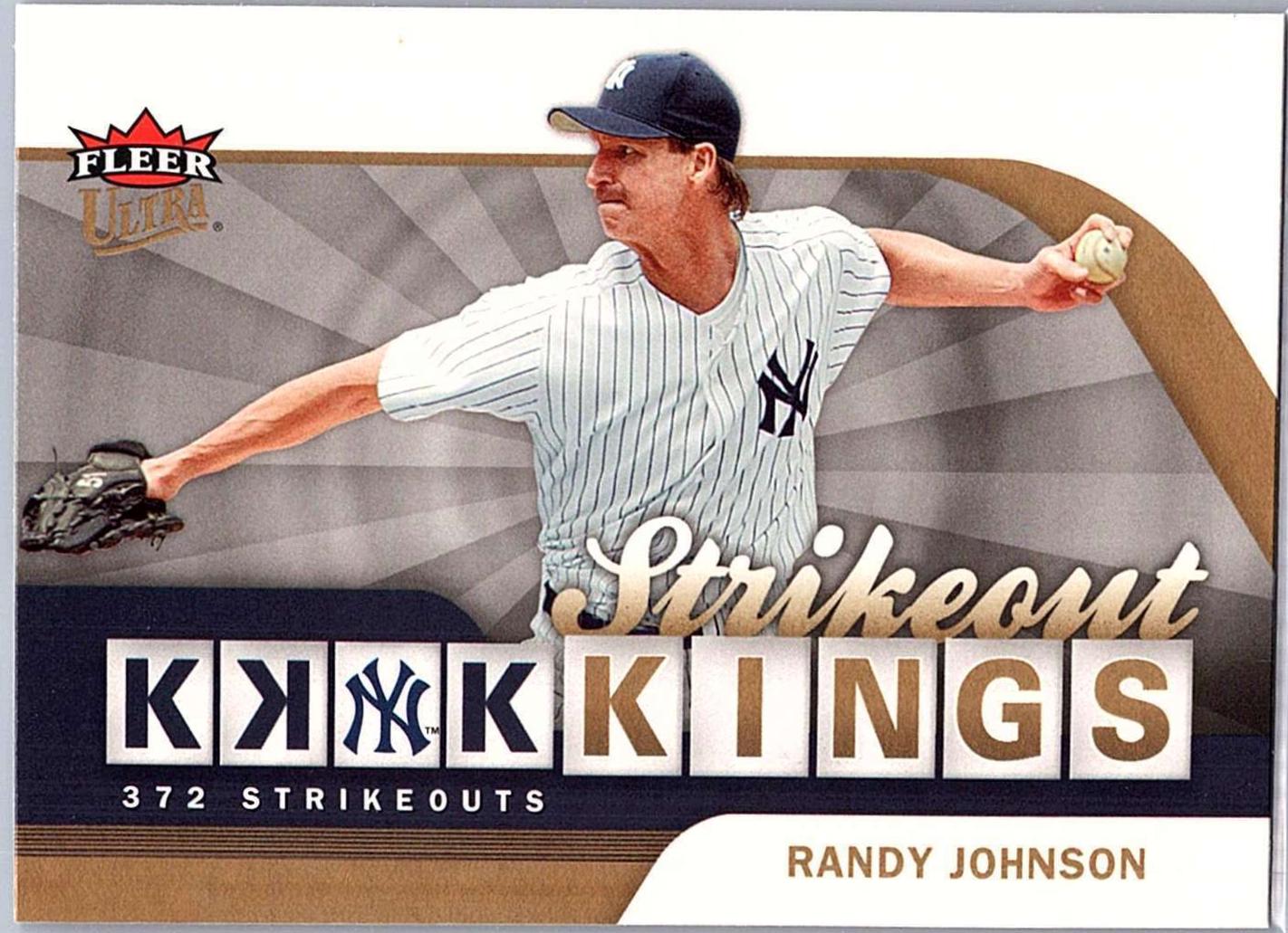 Randy Johnson #SOK4 Baseball Cards 2006 Ultra Strikeout Kings