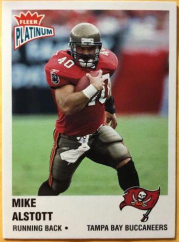 Mike Alstott #23 Football Cards 2003 Fleer Platinum
