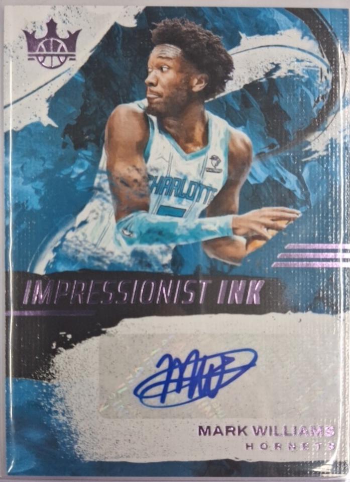 Mark Williams ##II-MRK Basketball Cards 2024 Panini Court Kings Impressionist Ink