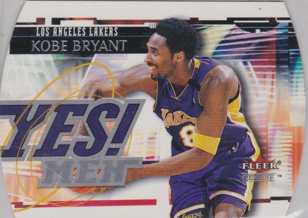 Kobe Bryant #3YM Basketball Cards 2000 Fleer Genuine Yes! Men
