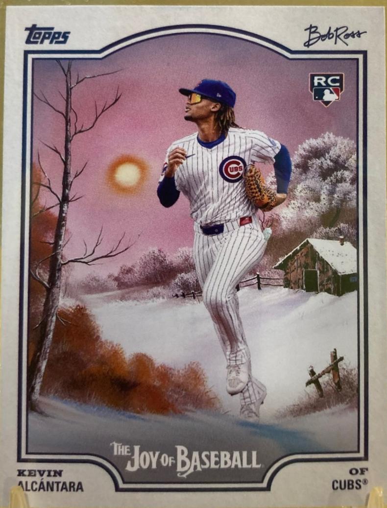 Kevin Alcantara #92 2025 Topps X Bob Ross Baseball