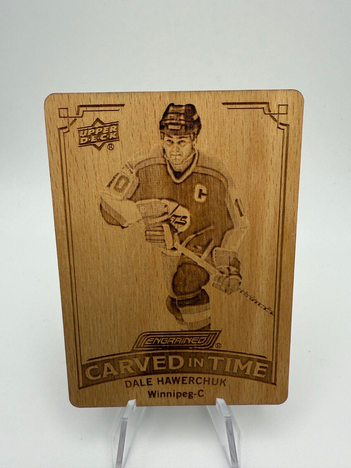 Dale Hawerchuk #CT-14 Hockey Cards 2023 Upper Deck Engrained Carved in Time
