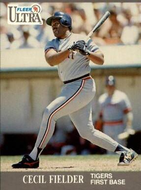 Cecil Fielder #121 Baseball Cards 1991 Ultra