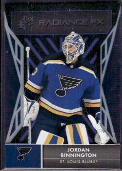 Jordan Binnington #RFX-50 2021-22 SPx Hockey Radiance F/X
