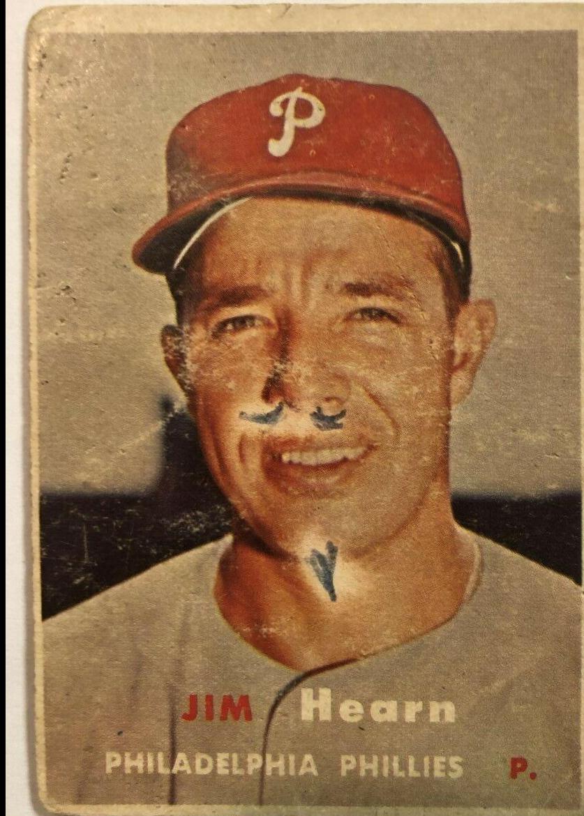 Jim Hearn #348 1957 Topps Baseball