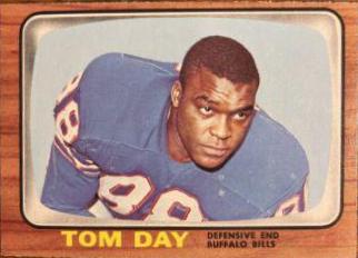 Tom Day #22 Football Cards 1966 Topps