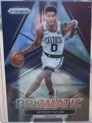 Jayson Tatum #4 Basketball Cards 2022 Panini Prizm Prizmatic
