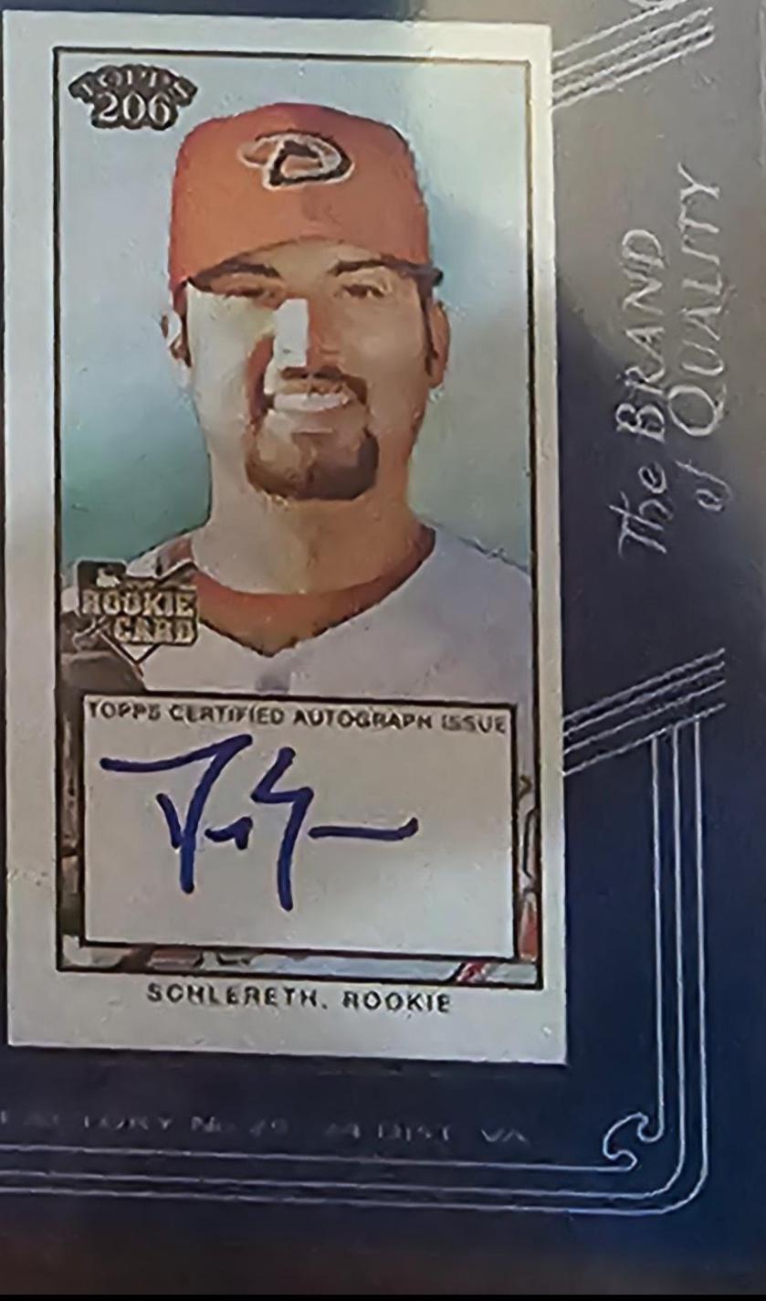 Daniel Schlereth #FMA-8 Baseball Cards 2009 Topps T206 Mini Framed Autograph