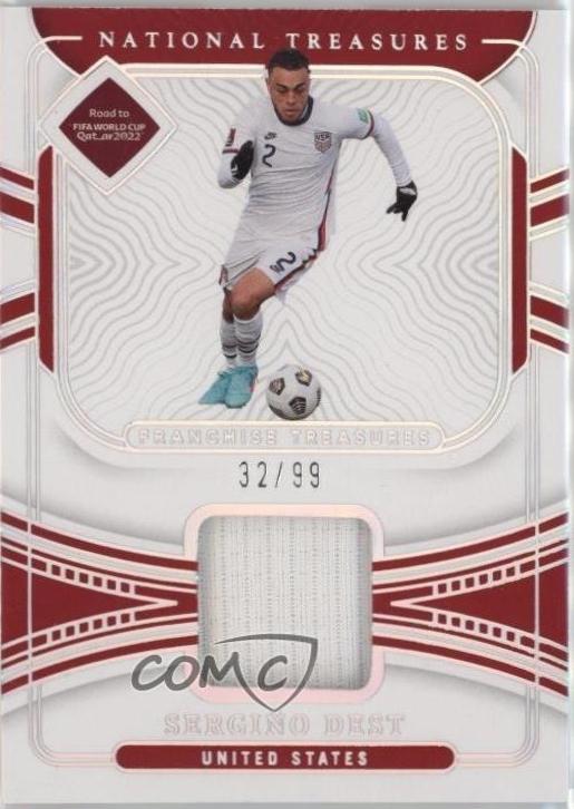 Sergino Dest #FT-SD 2022 Panini National Treasures FIFA Road To World Cup Franchise