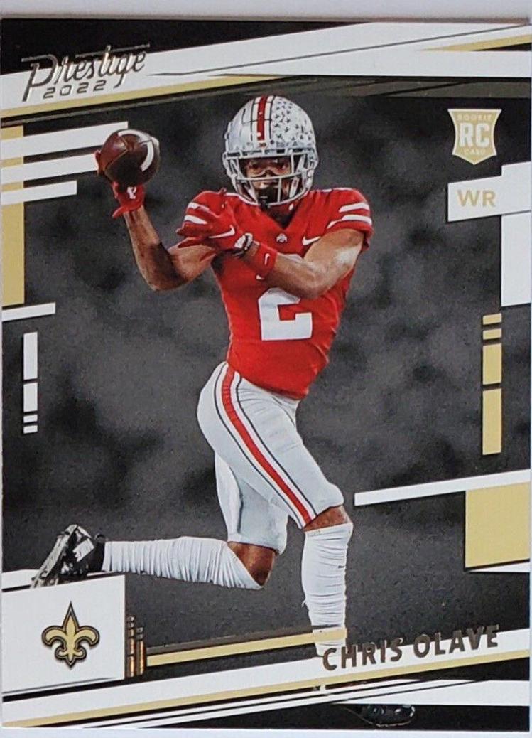 Chris Olave #310 Football Cards 2022 Panini Prestige
