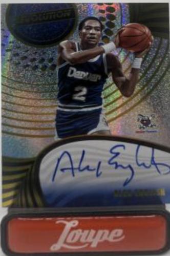 Alex English #A-AED Basketball Cards 2023 Panini Revolution Autograph