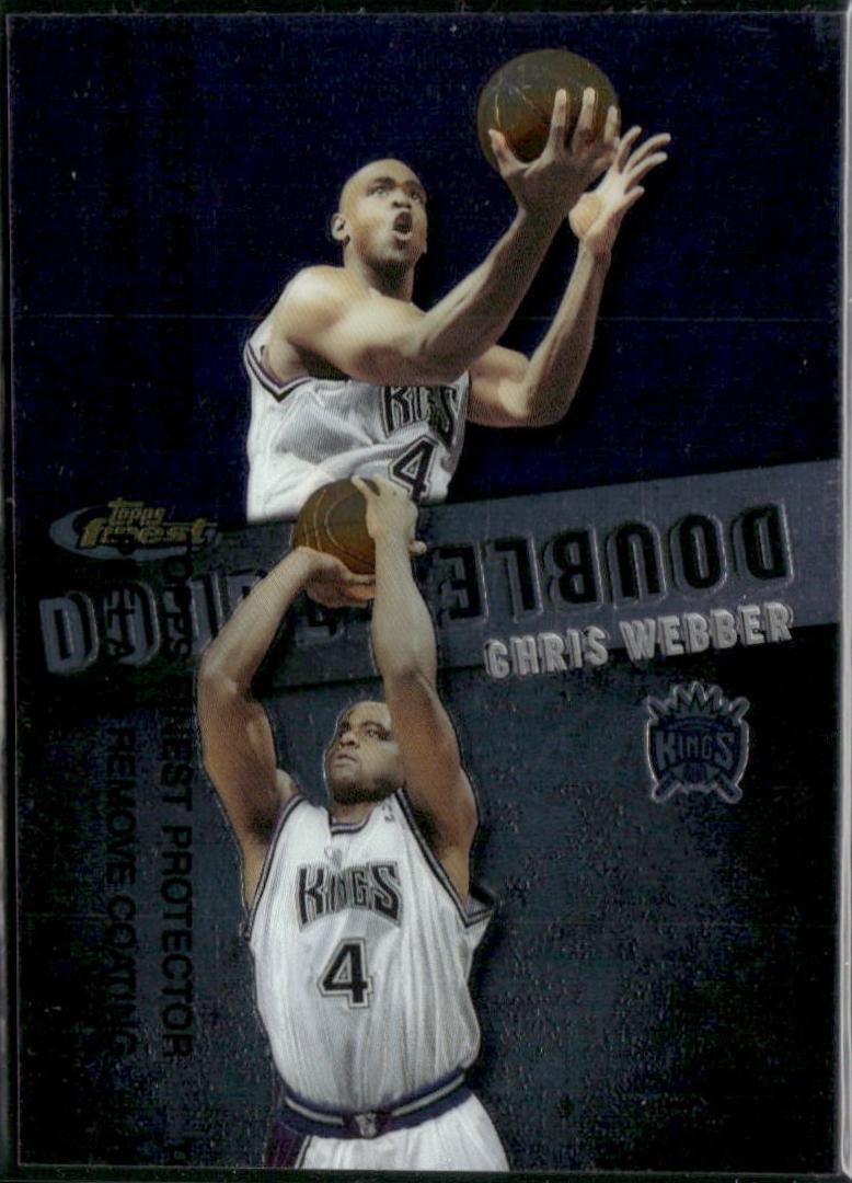 Chris Webber #D4 1999-00 Finest Basketball Double Double