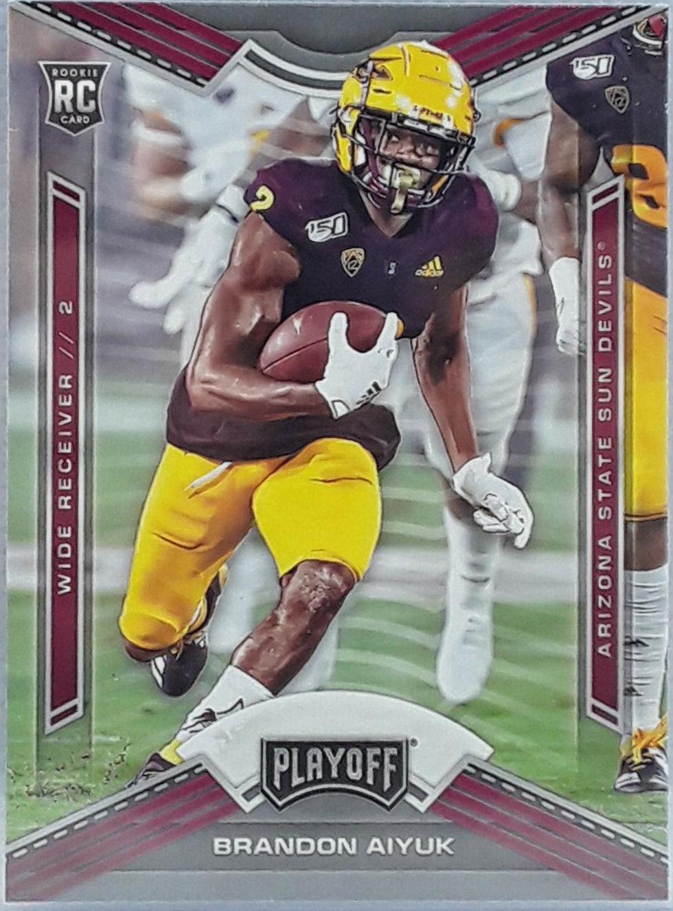 Brandon Aiyuk #7 Football Cards 2020 Panini Chronicles Draft Picks Playoff