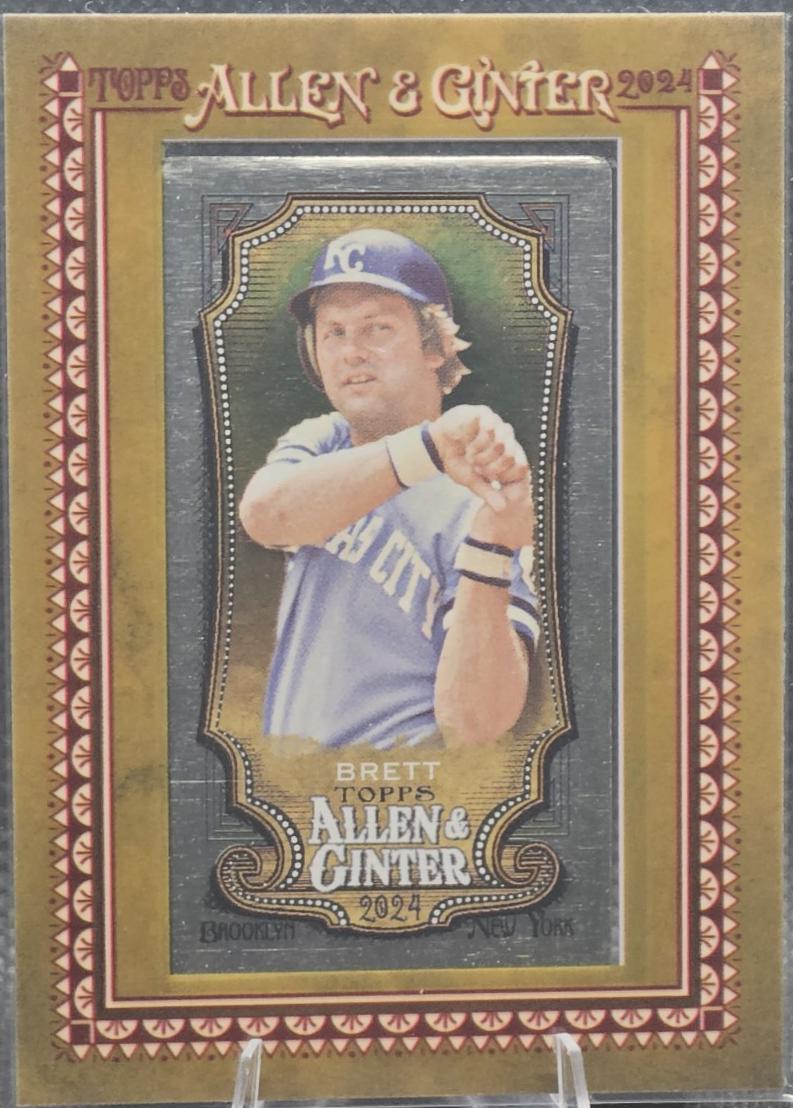 George Brett #130 2024 Topps Allen & Ginter Metal Mini Baseball