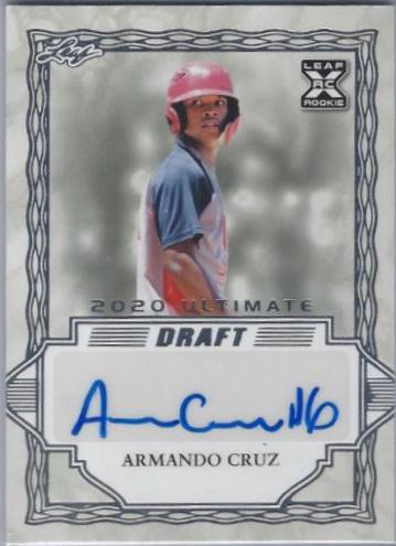 Armando Cruz #BA-AC2 Baseball Cards 2020 Leaf Ultimate Autographs