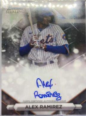 Alex Ramirez #PA-AR Baseball Cards 2023 Bowman Sterling Prospect Autograph