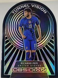 Ricardo Pepi #23 2022 Panini Obsidian Tunnel Vision Soccer