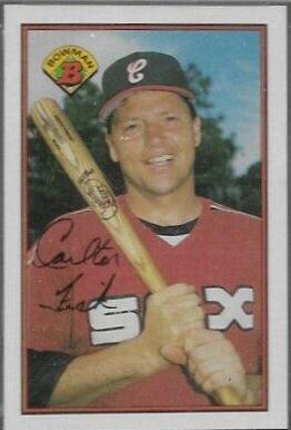 Carlton Fisk #62 Baseball Cards 1989 Bowman