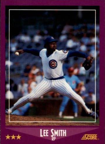Lee Smith #31 Baseball Cards 1988 Score Glossy