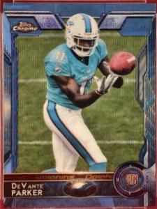 DeVante Parker [Catching Blue Refractor] #103