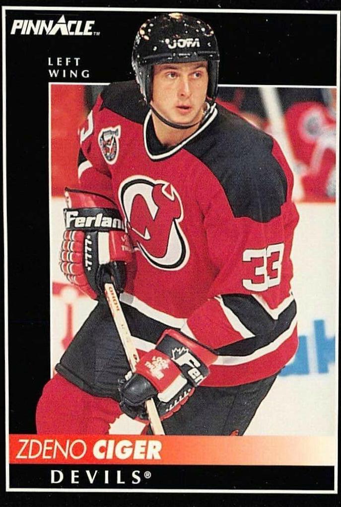 Zdeno Ciger #302 Hockey Cards 1992 Pinnacle