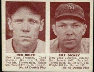 Red Rolfe, Bill Dickey