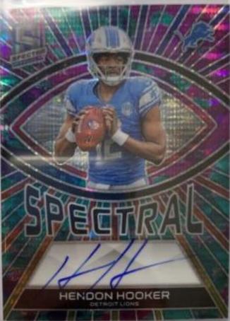 Hendon Hooker #3 Football Cards 2023 Panini Spectra Spectral Signature