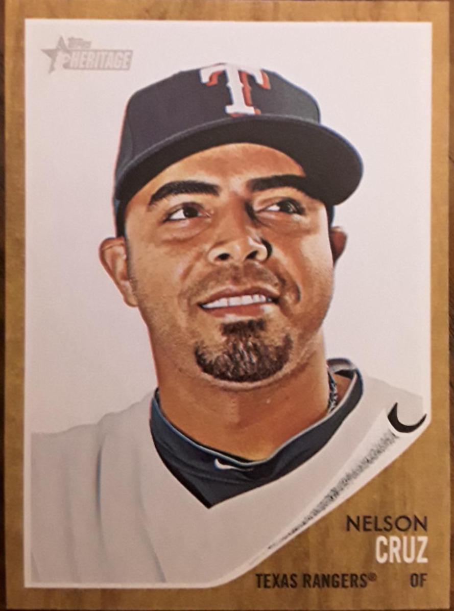Nelson Cruz #42 Baseball Cards 2011 Topps Heritage