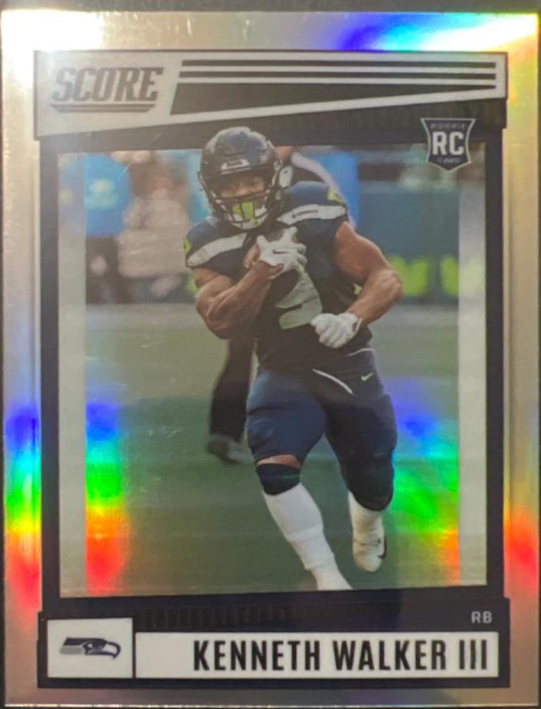 Kenneth Walker III #SP-329 Football Cards 2022 Panini Chronicles Score Premium Rookies