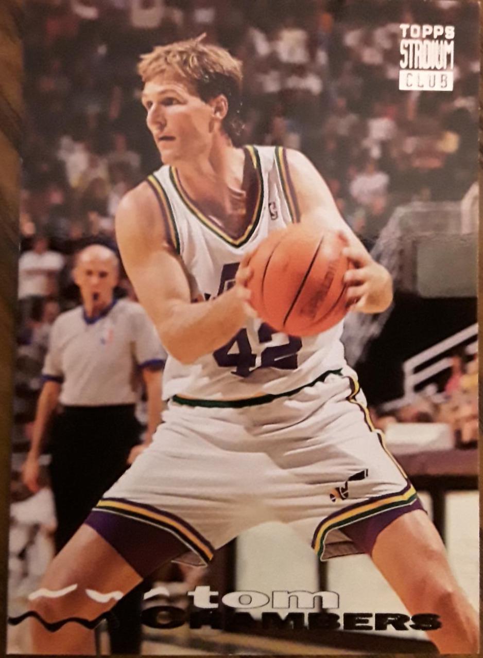 Tom Chambers #338 Basketball Cards 1993 Stadium Club