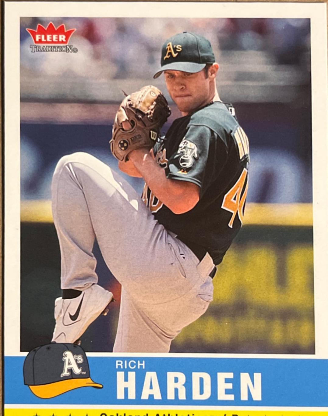 Rich Harden #28 Baseball Cards 2006 Fleer Tradition