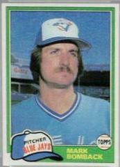 Mark Bomback #739 Baseball Cards 1981 Topps Traded Prices