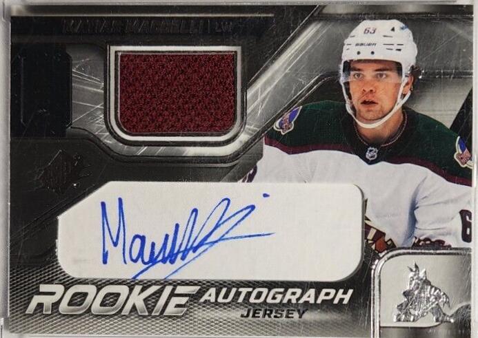Matias Maccelli #MC 2022 Spx Rookie Autographs Hockey