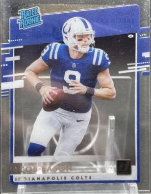 Jacob Eason #RR-JE Football Cards 2020 Panini Chronicles Clearly Donruss Rated Rookies
