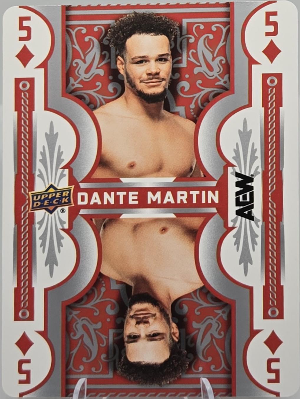 Dante Martin #PC-15 Wrestling Cards 2025 Upper Deck AEW Double or Nothing Playing Card