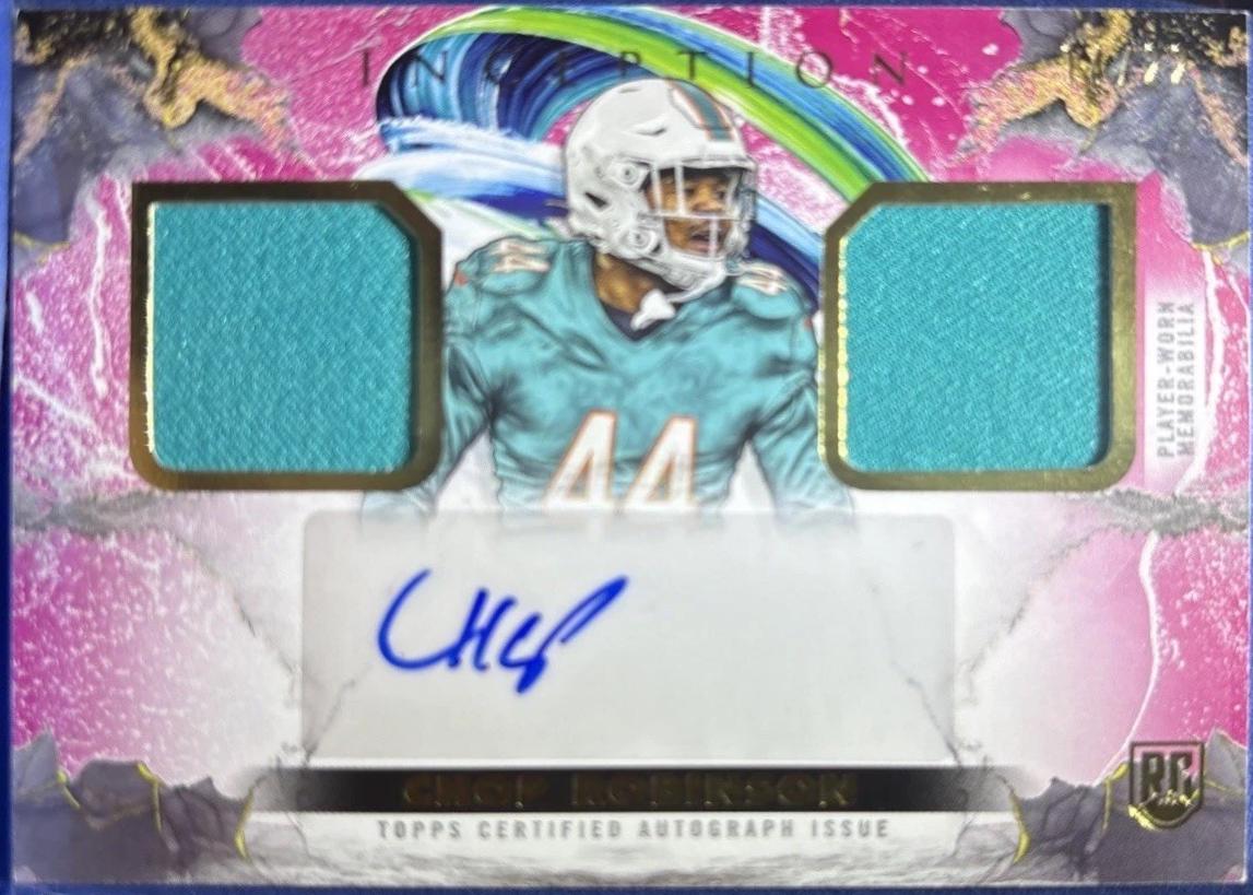 Chop Robinson #FFRA-CR Football Cards 2024 Topps Inception Franchise Foundation Relic Autograph
