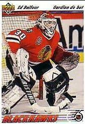 Ed Belfour #164 Hockey Cards 1991 Upper Deck French