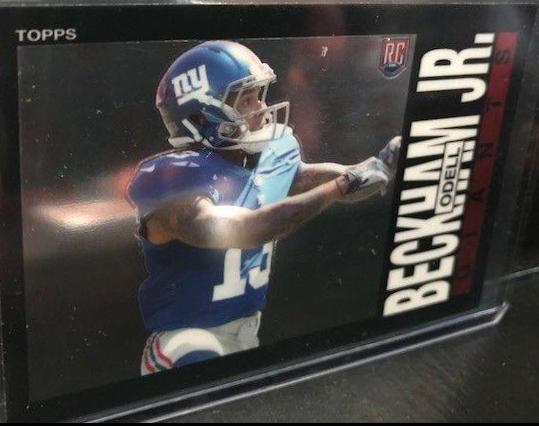 Odell Beckham Jr. #15 Football Cards 2014 Topps Chrome 1985