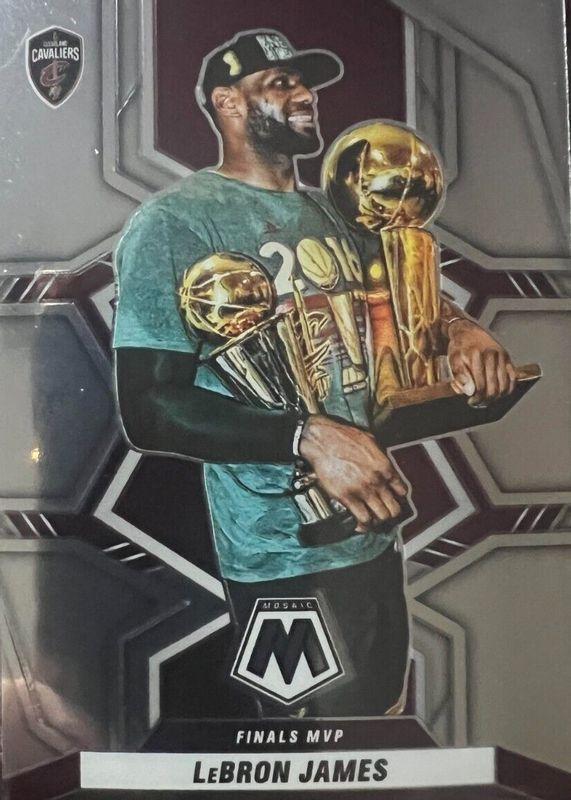 LeBron James #298 Basketball Cards 2021 Panini Mosaic