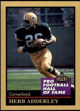 Herb Adderley #2 Football Cards 1991 Enor Pro HOF