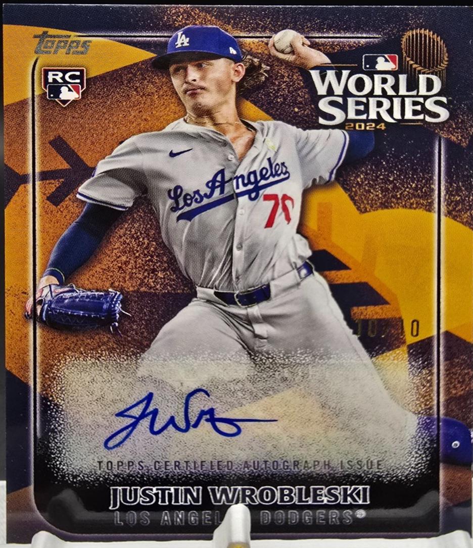 Justin Wrobleski [Black] #WCA-JW Prices | 2025 Topps World
