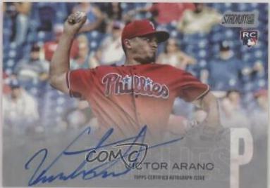 Victor Arano #SCA-VA Baseball Cards 2018 Stadium Club Autographs